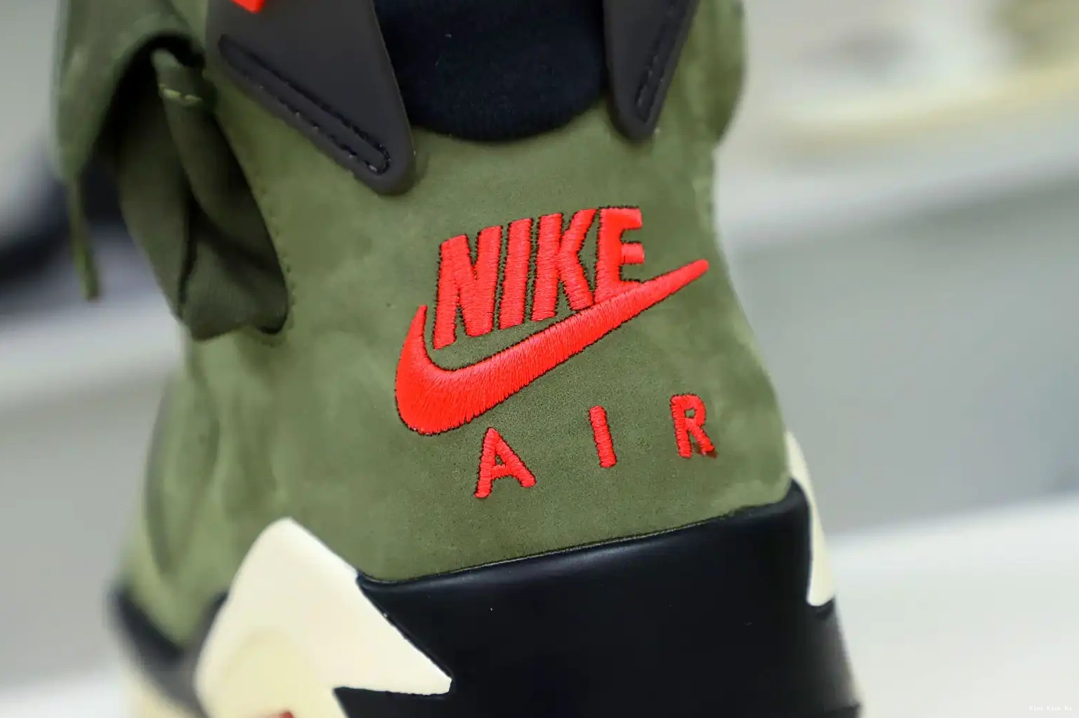 AIR SCOTT TRAVIS 'OLIVE' RETRO Kimikick JORDAN 6 X 0706